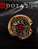 Dota 2 TI5 Attendee Pin 2015 Aegis Shield