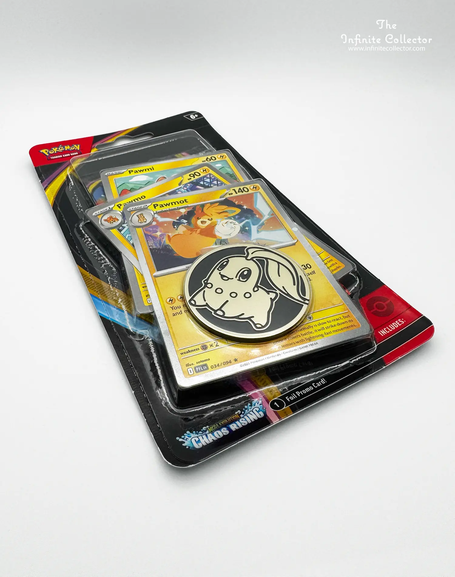 Pokémon TCG: Chaos Rising Pawmot Premium Checklane Blister - Image 2
